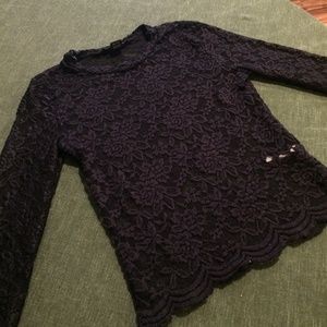 Tight Lace See-Through Top